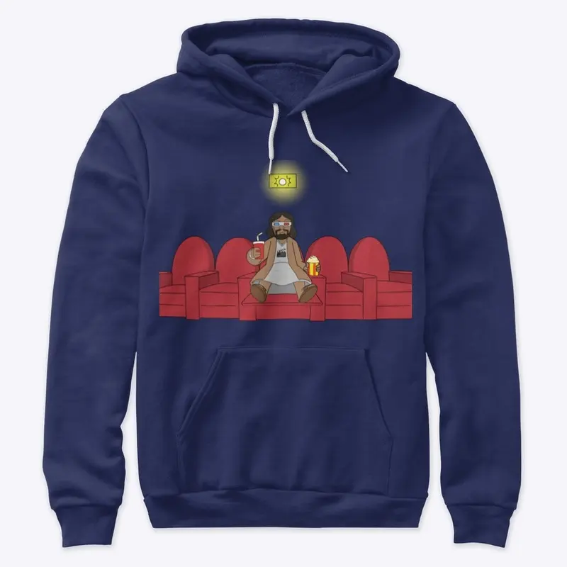 Jesus Loves Movies Premium Hoodie